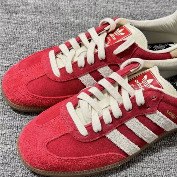 adidas originals SAMBA OG Talchum Pack Scarlet women's and men's red shoes - Picture 5 of 7